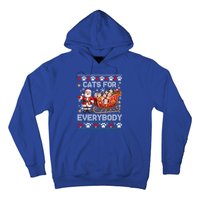 Cats For Everybody Christmas Santa Xmas Funny Gift Gift Hoodie