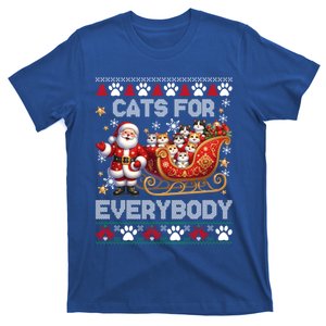 Cats For Everybody Christmas Santa Xmas Funny Gift Gift T-Shirt