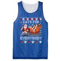 Cats For Everybody Christmas Santa Xmas Funny Gift Gift Mesh Reversible Basketball Jersey Tank