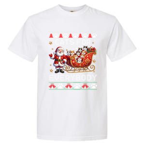 Cats For Everybody Christmas Santa Xmas Funny Gift Gift Garment-Dyed Heavyweight T-Shirt