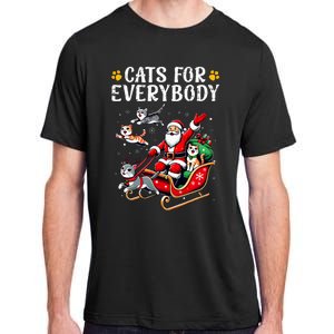 Cats For Everybody Christmas Cat Xmas Adult ChromaSoft Performance T-Shirt