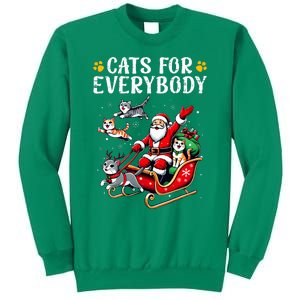 Cats For Everybody Christmas Cat Xmas Sweatshirt