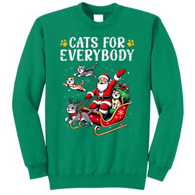 Cats For Everybody Christmas Cat Xmas Sweatshirt