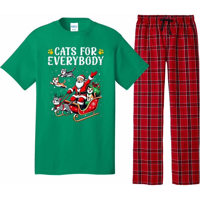 Cats For Everybody Christmas Cat Xmas Pajama Set