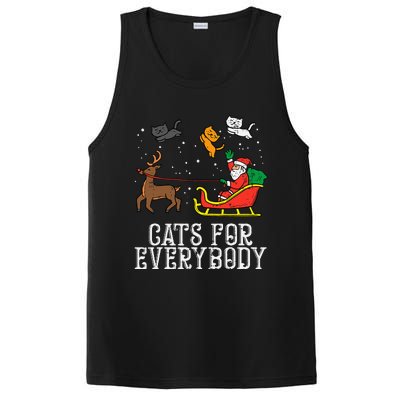 Cats For Everybody Christmas Cat PosiCharge Competitor Tank