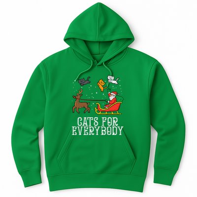 Cats For Everybody Christmas Cat Hoodie