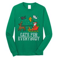 Cats For Everybody Christmas Cat Long Sleeve Shirt