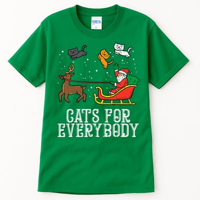 Cats For Everybody Christmas Cat Tall T-Shirt