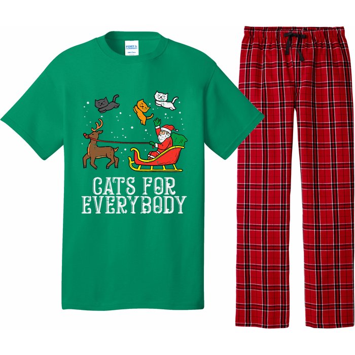 Cats For Everybody Christmas Cat Pajama Set