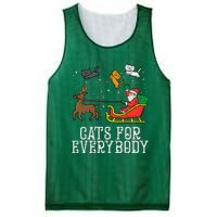 Cats For Everybody Christmas Cat Mesh Reversible Basketball Jersey Tank