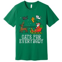 Cats For Everybody Christmas Cat Premium T-Shirt