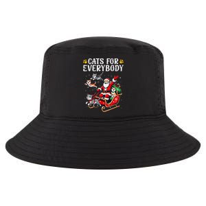 Cats For Everybody Christmas Cat Funny Xmas Santa Gift Cool Comfort Performance Bucket Hat