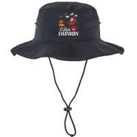 Cats For Everybody Christmas Cat Funny Xmas Women Santa Legacy Cool Fit Booney Bucket Hat