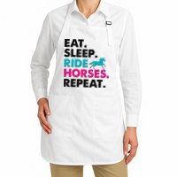 Cute Funny Eat Sleep Ride Horses Repeat Apron