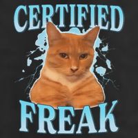 Certified Freak Eat Cement Cursed Cat 25L Jumbo Tote