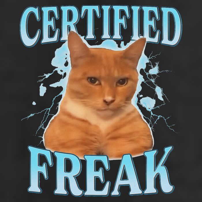 Certified Freak Eat Cement Cursed Cat 25L Jumbo Tote