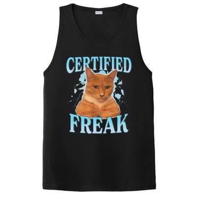 Certified Freak Eat Cement Cursed Cat PosiCharge Competitor Tank