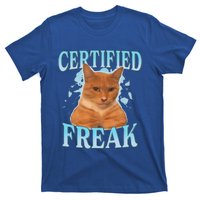 Certified Freak Eat Cement Cursed Cat T-Shirt