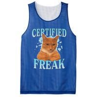 Certified Freak Eat Cement Cursed Cat Mesh Reversible Basketball Jersey Tank