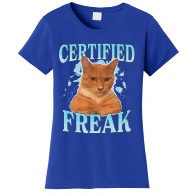 Certified Freak Eat Cement Cursed Cat Women's T-Shirt