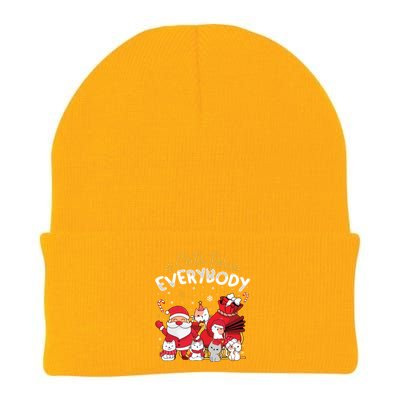 Cats For Everybody Cat Lover Ugly Christmas Sweater Pajama Gift Knit Cap Winter Beanie