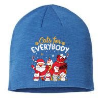 Cats For Everybody Cat Lover Ugly Christmas Sweater Pajama Gift Sustainable Beanie