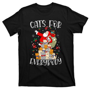 Cats For Everybody Ugly Christmas Cat Funny Xmas T-Shirt