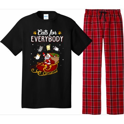 Cats For Everybody Cat Christmas Ugly Christmas Gift Pajama Set