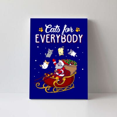 Cats For Everybody Cat Christmas Ugly Christmas Gift Canvas