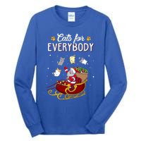 Cats For Everybody Cat Christmas Ugly Christmas Gift Tall Long Sleeve T-Shirt