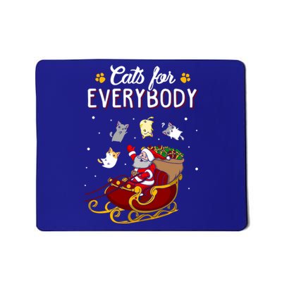 Cats For Everybody Cat Christmas Ugly Christmas Gift Mousepad