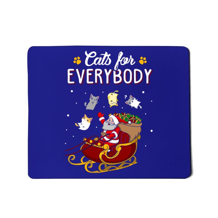 Cats For Everybody Cat Christmas Ugly Christmas Gift Mousepad