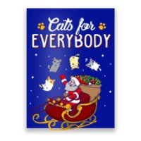 Cats For Everybody Cat Christmas Ugly Christmas Gift Poster