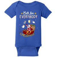 Cats For Everybody Cat Christmas Ugly Christmas Gift Baby Bodysuit