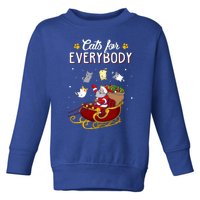 Cats For Everybody Cat Christmas Ugly Christmas Gift Toddler Sweatshirt