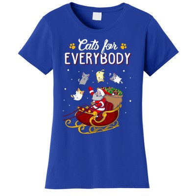 Cats For Everybody Cat Christmas Ugly Christmas Gift Women's T-Shirt