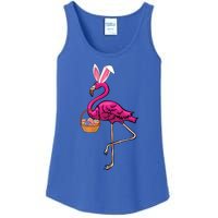 Cute Flamingo Egg Hunt Easter Bunny Funny Easter Gift Ladies Essential Tank