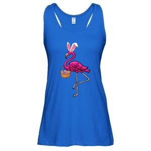 Cute Flamingo Egg Hunt Easter Bunny Funny Easter Gift Ladies Essential Flowy Tank