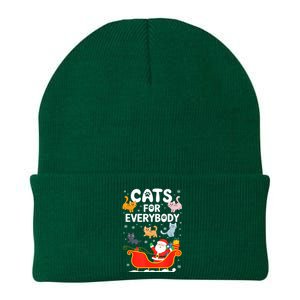 Cats For Everybody Xmas Adult Women Christmas Knit Cap Winter Beanie