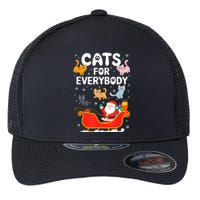 Cats For Everybody Xmas Adult Women Christmas Flexfit Unipanel Trucker Cap