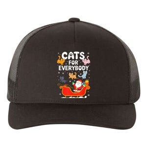 Cats For Everybody Xmas Adult Women Christmas Yupoong Adult 5-Panel Trucker Hat