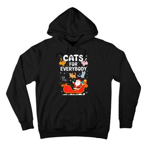 Cats For Everybody Xmas Adult Women Christmas Hoodie