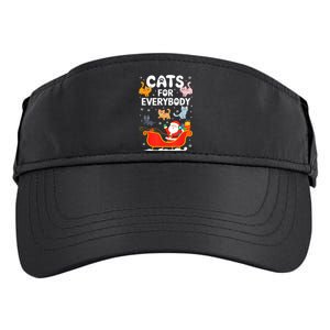 Cats For Everybody Xmas Adult Women Christmas Adult Drive Performance Visor