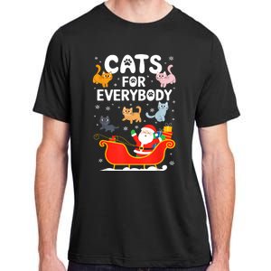 Cats For Everybody Xmas Adult Women Christmas Adult ChromaSoft Performance T-Shirt