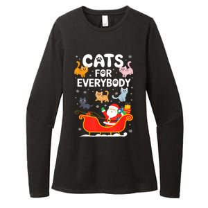 Cats For Everybody Xmas Adult Women Christmas Womens CVC Long Sleeve Shirt