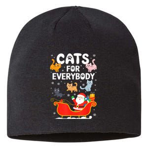 Cats For Everybody Xmas Adult Women Christmas Sustainable Beanie