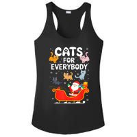 Cats For Everybody Xmas Adult Women Christmas Ladies PosiCharge Competitor Racerback Tank