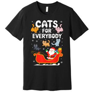 Cats For Everybody Xmas Adult Women Christmas Premium T-Shirt