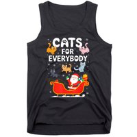 Cats For Everybody Xmas Adult Women Christmas Tank Top