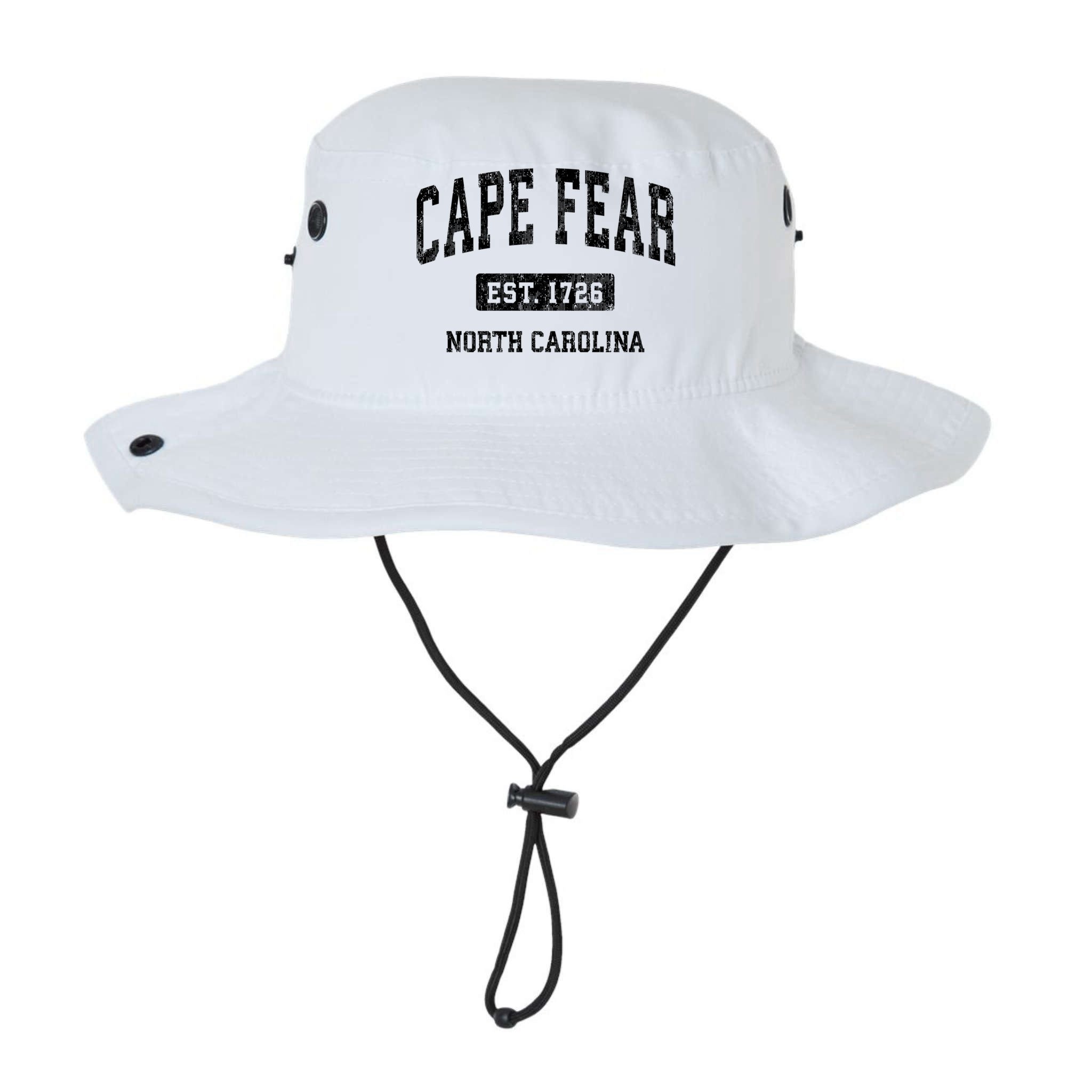 Cape Fear Est 1726 North Carolina Nc Vintage Established Athletic Sports Design Bucket Hat
